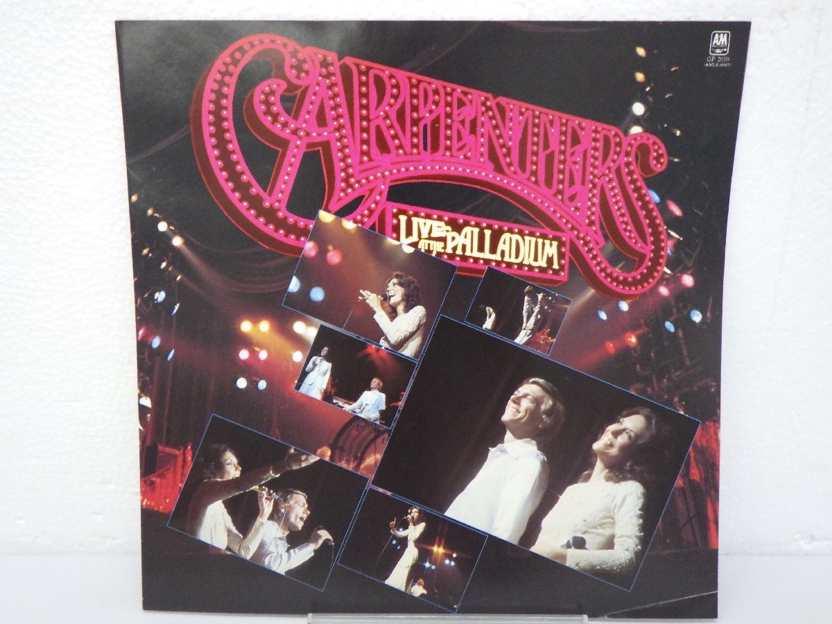 LP レコード 帯 見本品 CARPENTERS カーペンターズ LIVE AT THE LONDON ライブ イン ロンドン 【E-】 D14043A_画像3