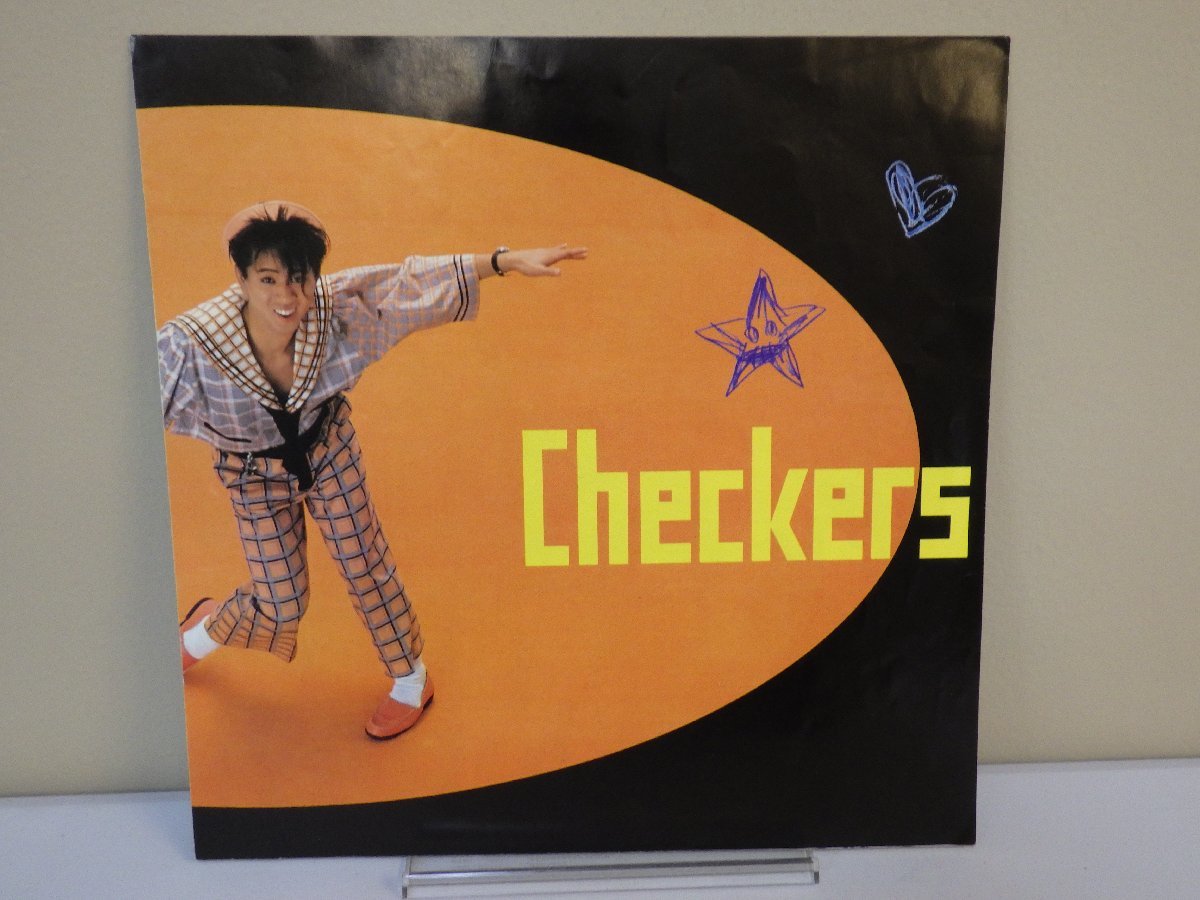 LP レコード 帯 2枚セット チェッカーズ もっと チェッカーズ 絶対