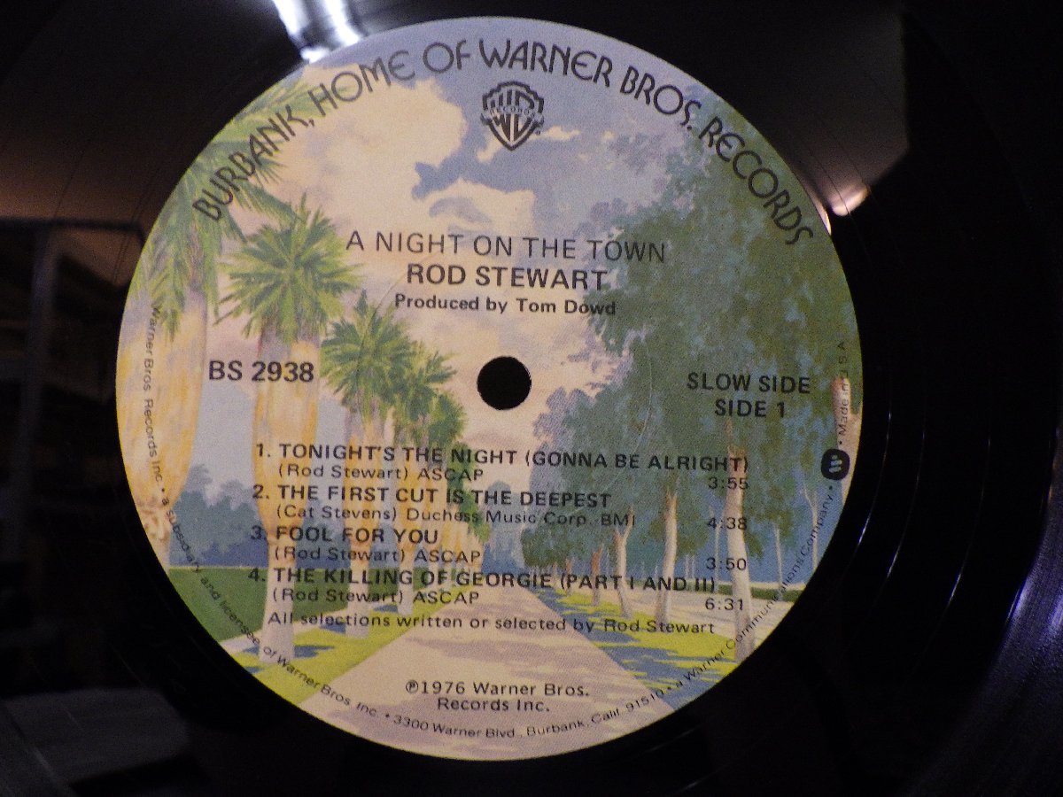 LP レコード ROD STEWART ロッド スチュワート A NIGHT ON THE TOWN ナイト オン ザ タウン 【E+】 M3856E_画像3