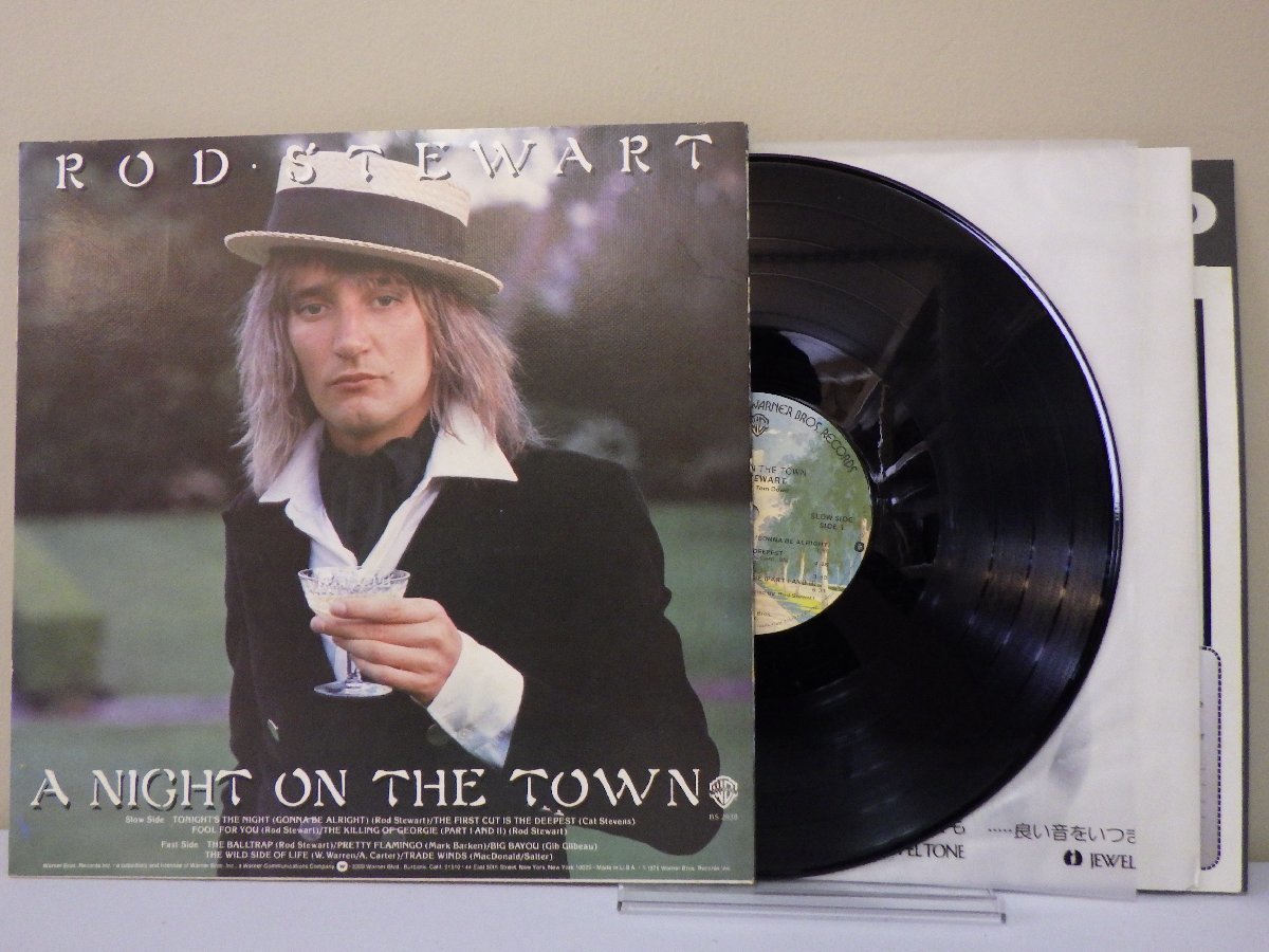 LP レコード ROD STEWART ロッド スチュワート A NIGHT ON THE TOWN ナイト オン ザ タウン 【E+】 M3856E_画像1