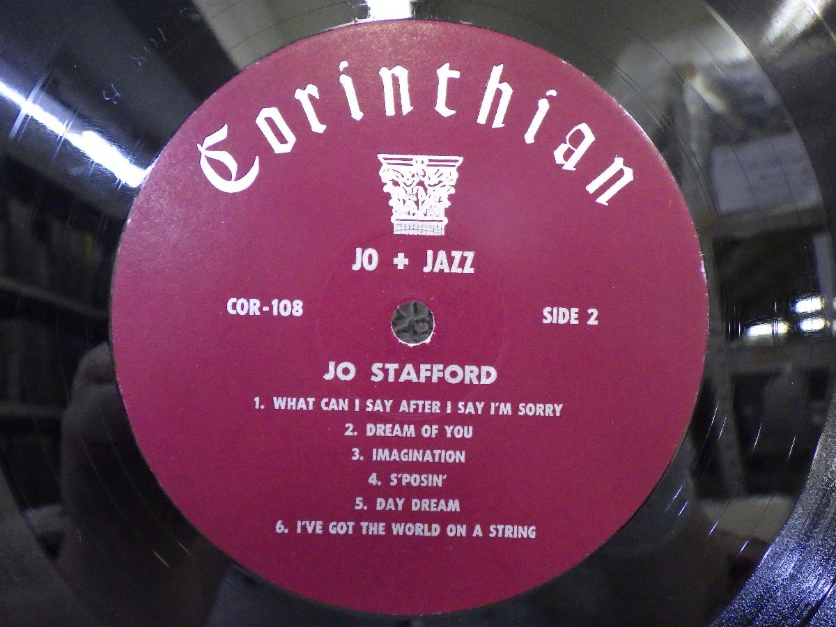 LP レコード Jo Stafford ジョー スタッフォード Jo Jazz 【E+】 E9716U_画像4