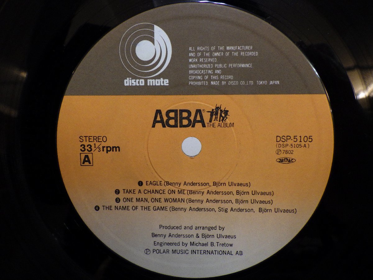 LP record obi ABBAabaTHE ALBUM The album [E+] M4303J