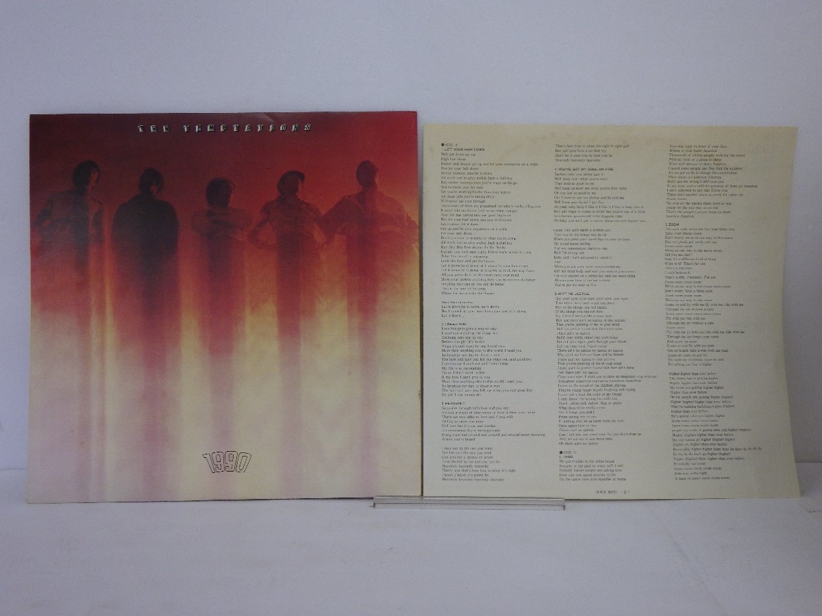 LP レコード 帯 THE TEMPTATIONS テンプテーションズ 1990 【E-】 E10305G_画像5