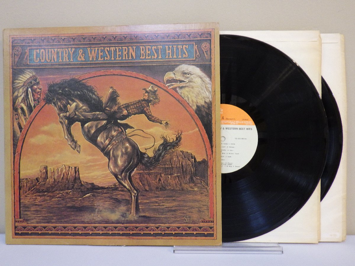 LP レコード 2枚組 Bill Monrow 他 COUNTRY & WESTERN BEST HITS カントリー ウエスタン ベスト ヒッツ 【E-】 D15275B_画像1