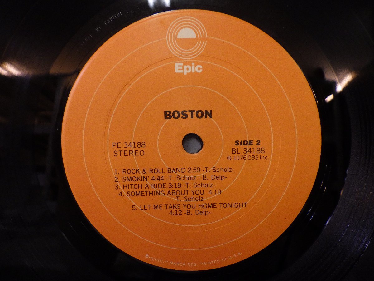 レコード Boston ボストン Boston 幻想飛行 More Than A Feeling 他 【E+】 D15465W_画像4