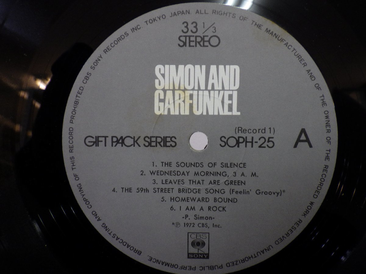 LP レコード 帯 2枚組 SIMON & GARFUNKLE サイモンとガーファンクル WEDNESDAY MORNING 他 【E+】 D15778_画像4