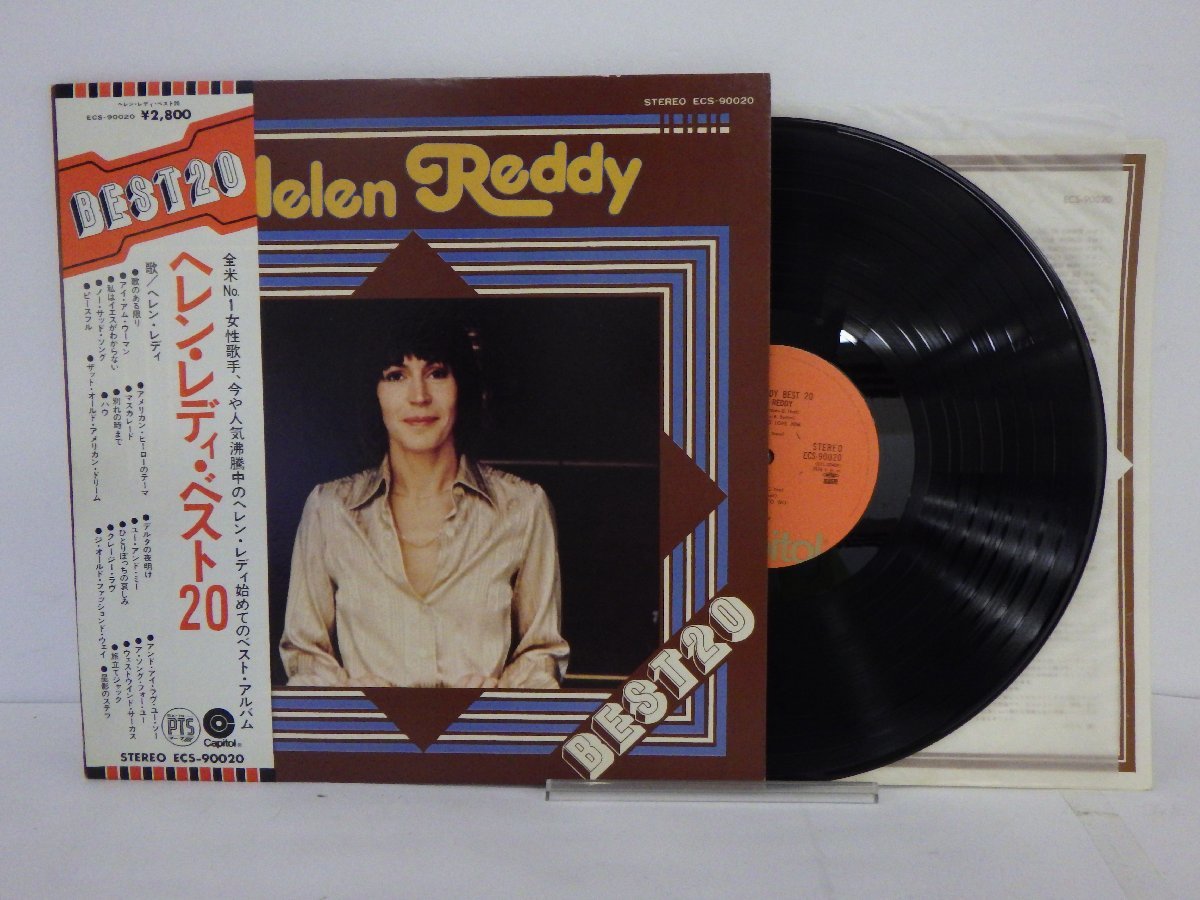 LP レコード 帯 Helen Reddy ヘレン レディ Helen Reddy BEST20 ヘレン レディ ベスト 20 【E-】 D14448G_画像1