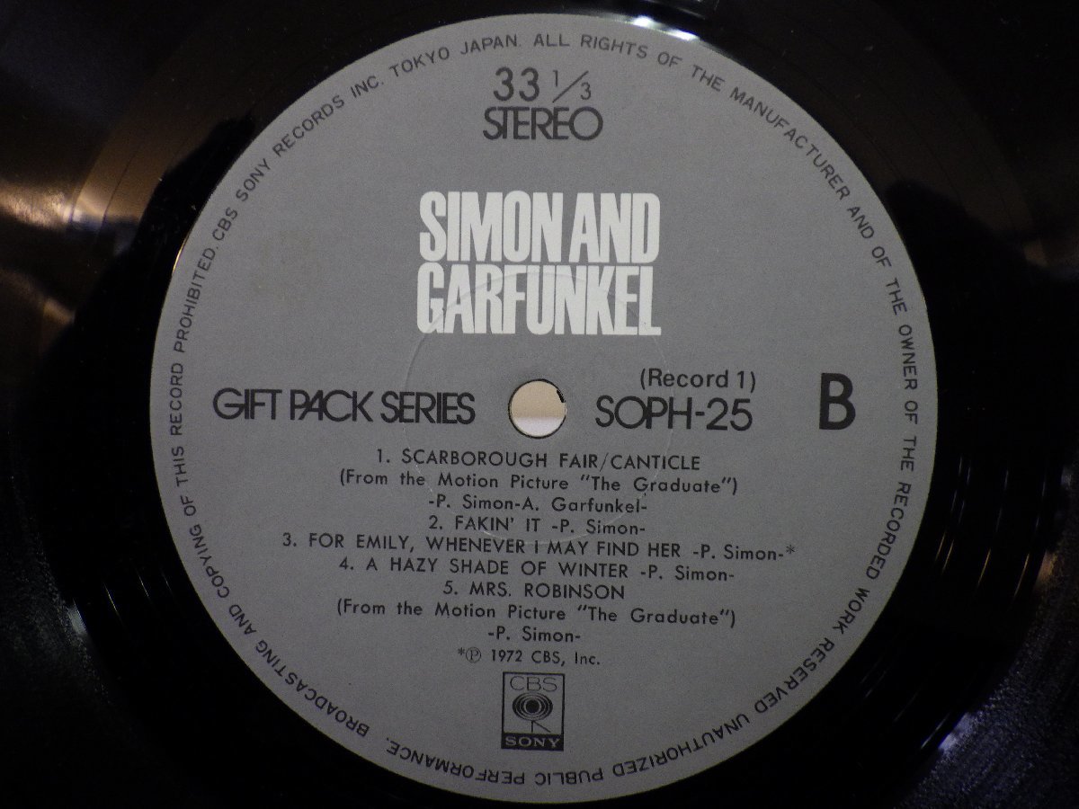 LP レコード 帯 2枚組 SIMON & GARFUNKLE サイモンとガーファンクル WEDNESDAY MORNING 他 【E+】 D15778_画像5