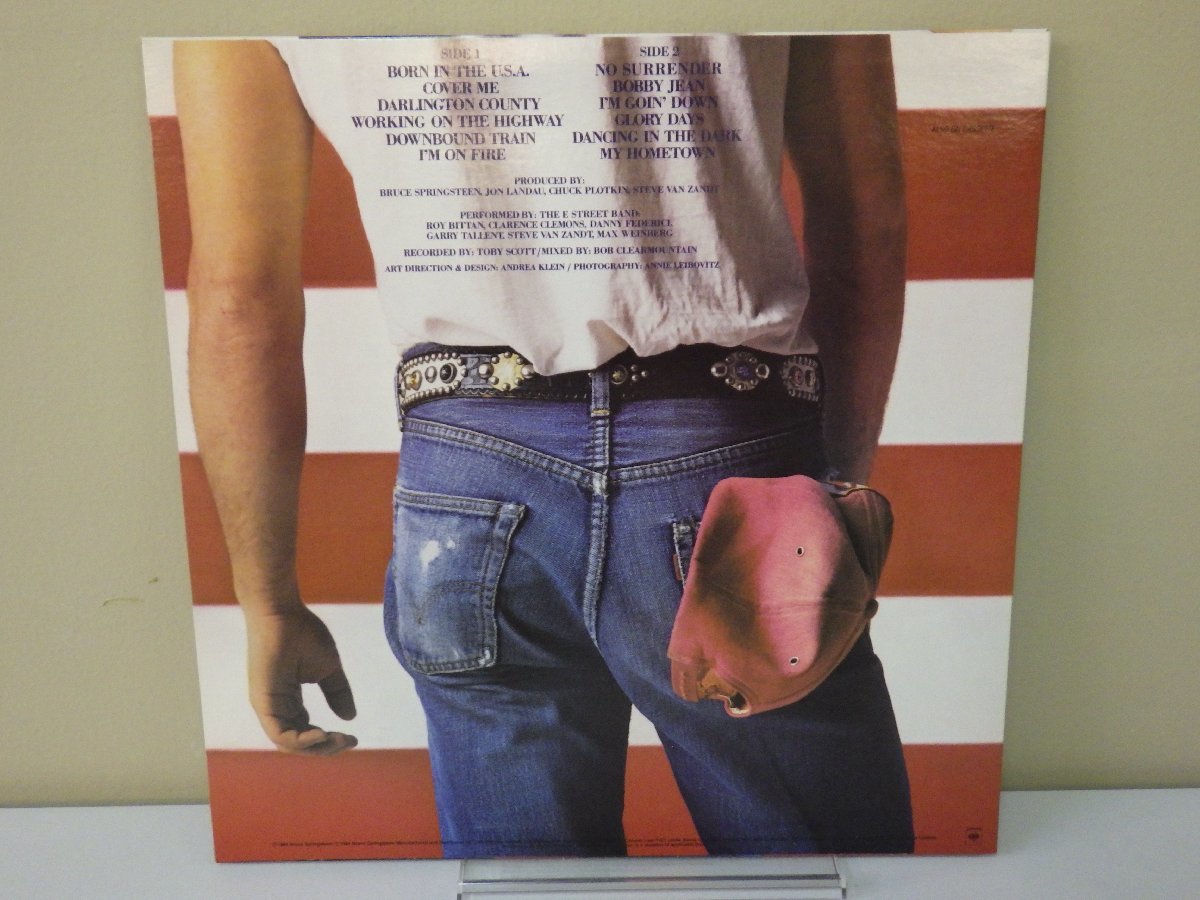 LP レコード BRUCE SPRINGSTEEN ブルース スプリングスティーン BORN IN THE USA ボーン イン ザ USA 【Ｅ+】 Ｄ15446Ｗ_画像2