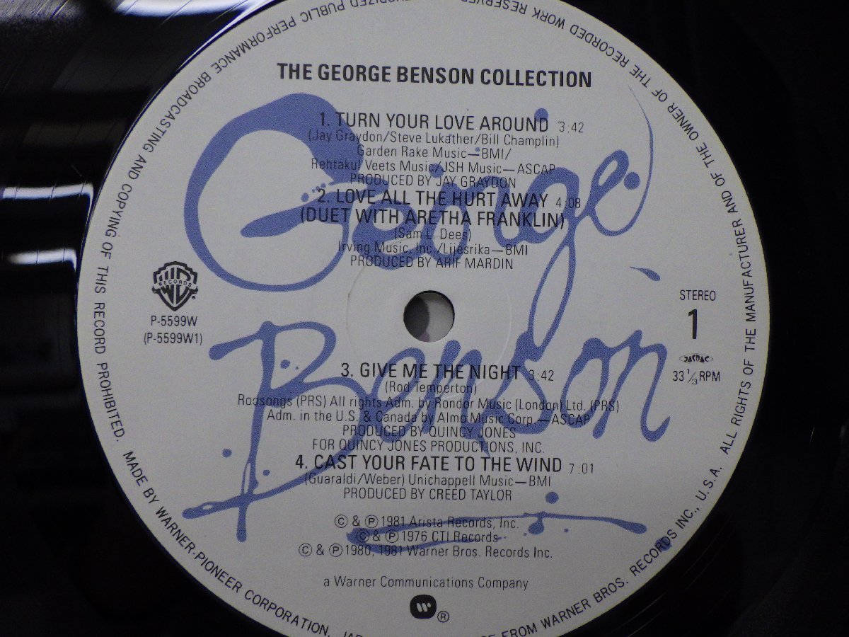 LP レコード 帯 2枚組 GEORGE BENSON ジョージ ベンソン GEORGE BENSON COLLECTION ジョージベンソン コレクション 【E+】 E10488Yの画像3