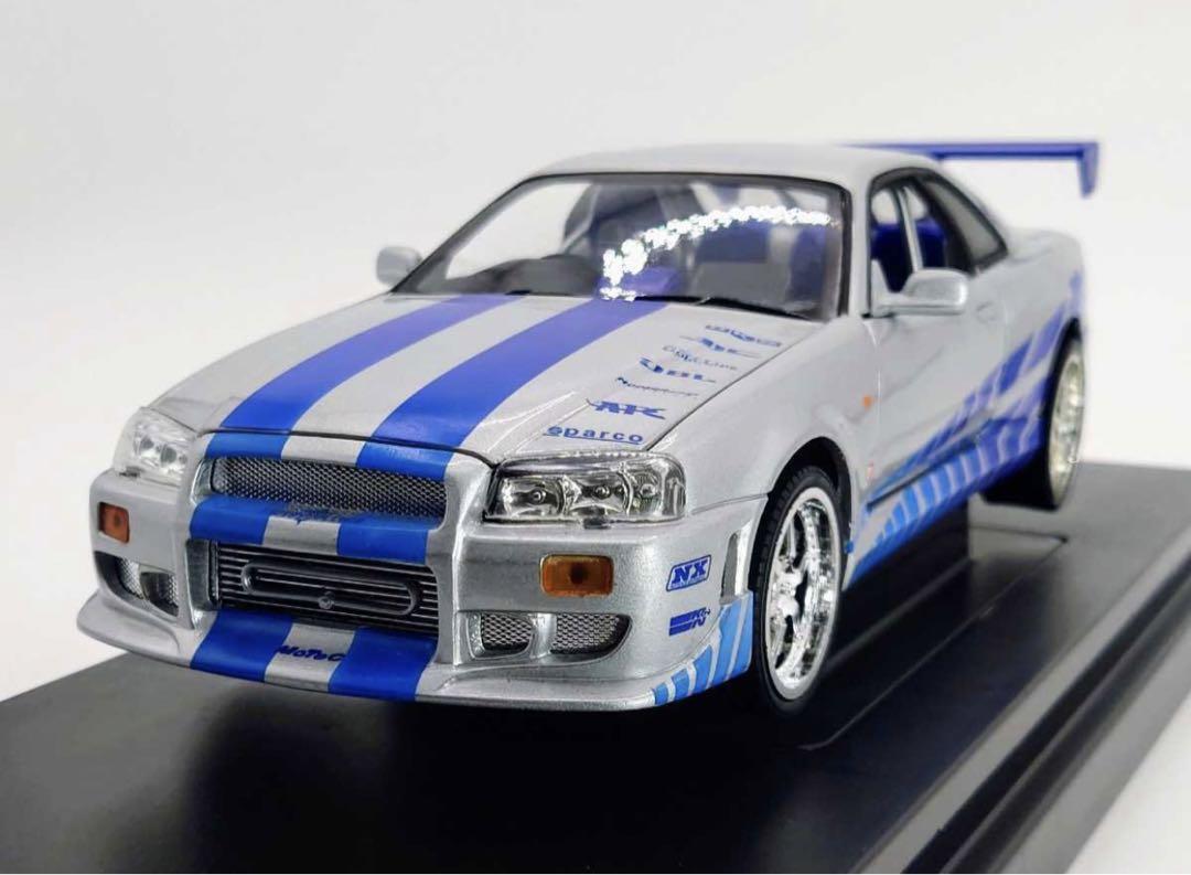 1/18 ワイスピ R34 スカイラインGT-R ブライアン ワイルドスピード-