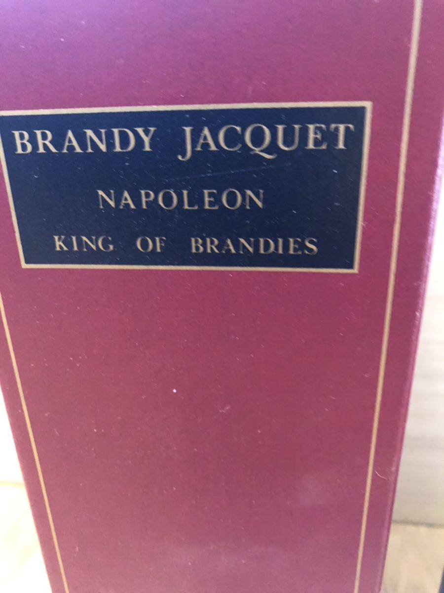 ⑪【箱付き 未開栓】JACQUET NAPOLEON ジャックエ ナポレオン BRANDY 700ml 40%_画像3