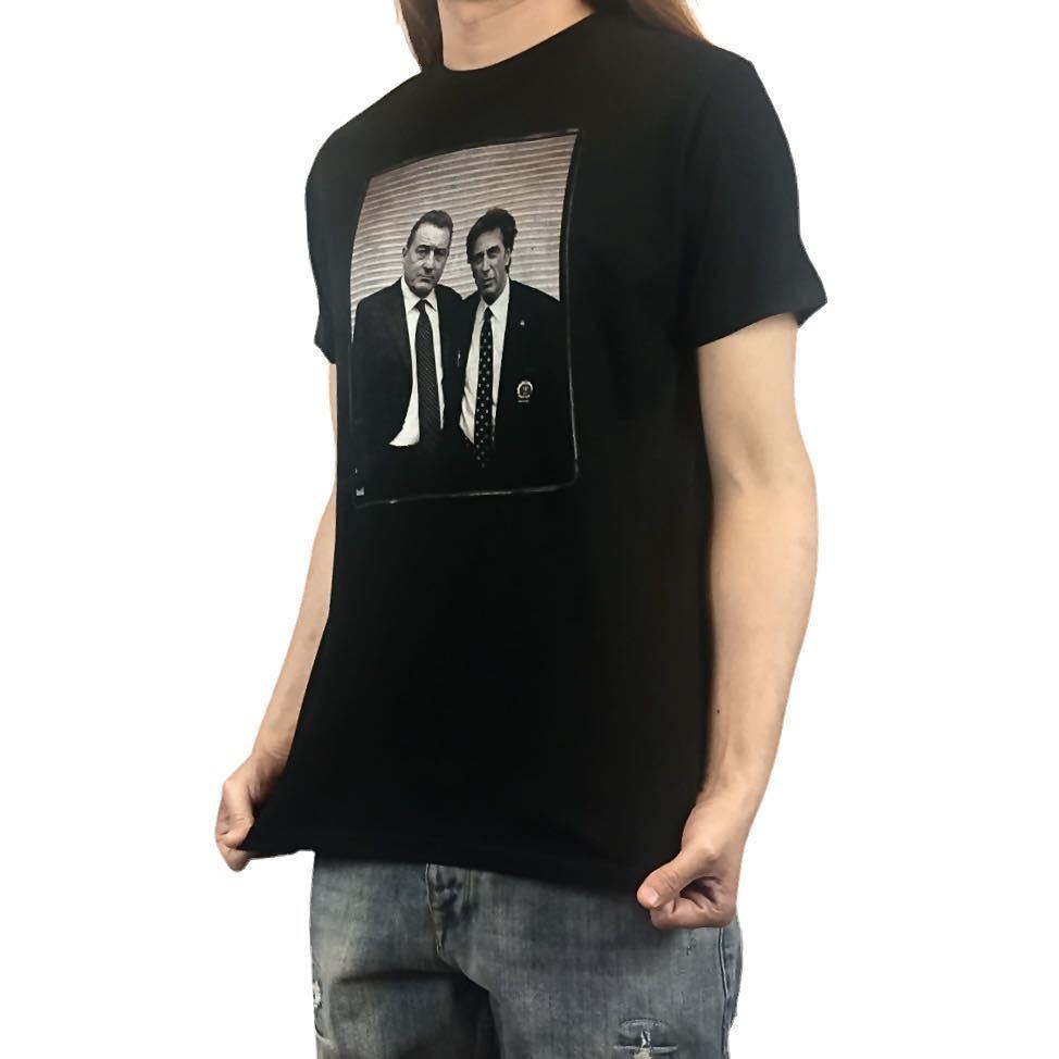 新品 ロバートデニーロ アルパチーノ ボーダー ヒート 共演 オスカー俳優 Tシャツ S M L XL ビッグ オーバーサイズ XXL~5XL ロンT パーカー_画像1