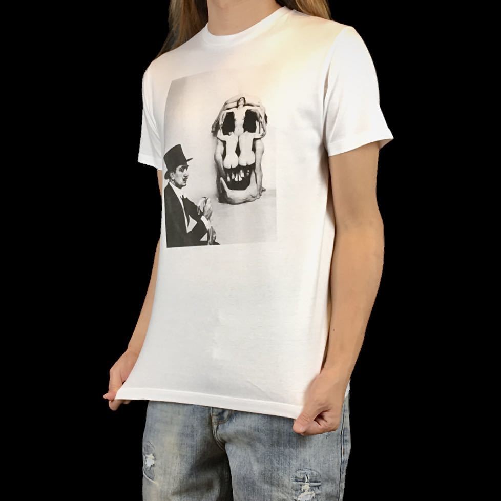 新品 サルバドール ダリ 裸の女のドクロ シュルレアリスム 芸術 ヌード アート Tシャツ S M L XL オーバー サイズ XXL~5XL ロンT パーカー