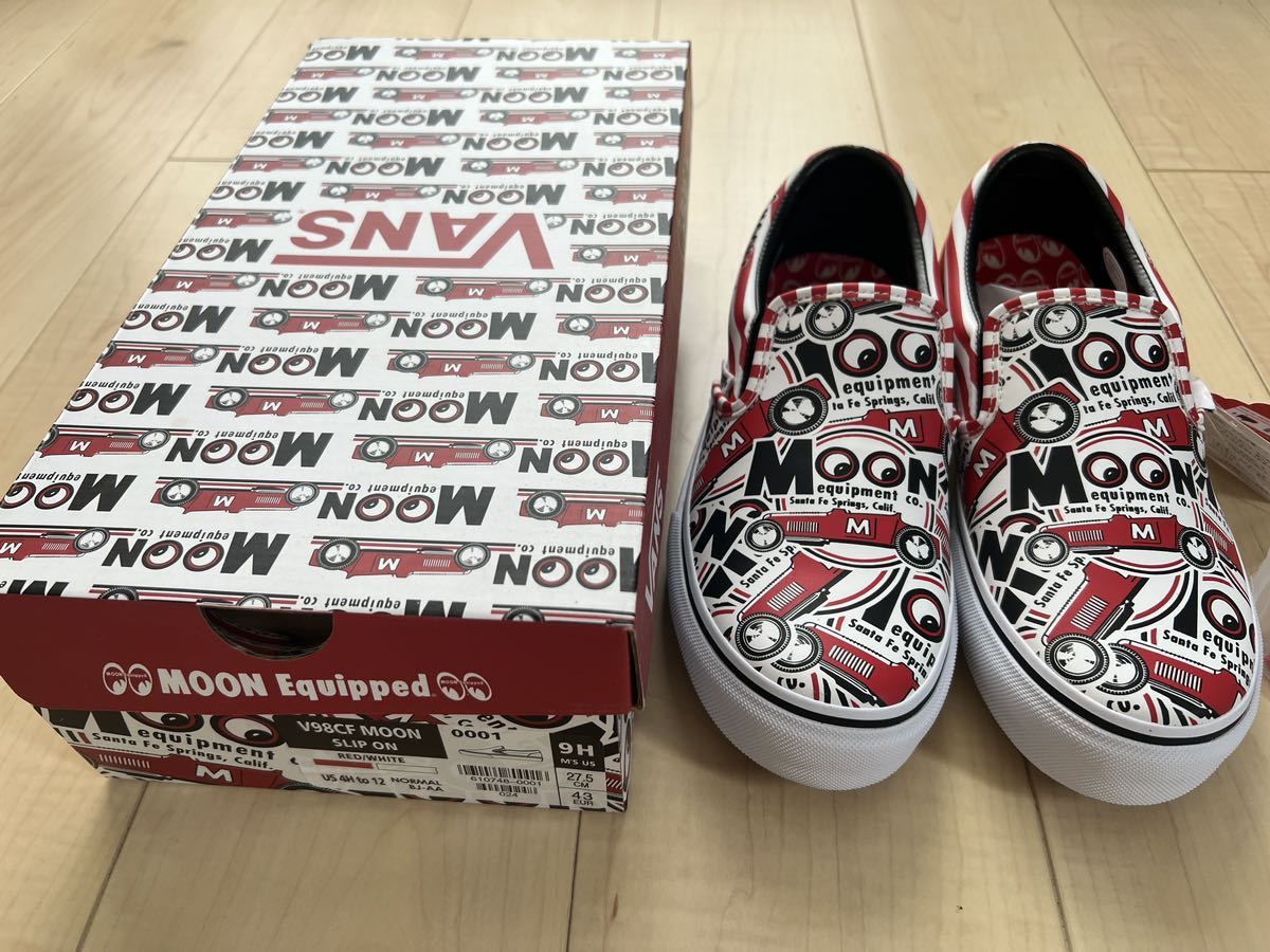 限定 mooneyes vans slip on ムーンアイズ スリッポン-