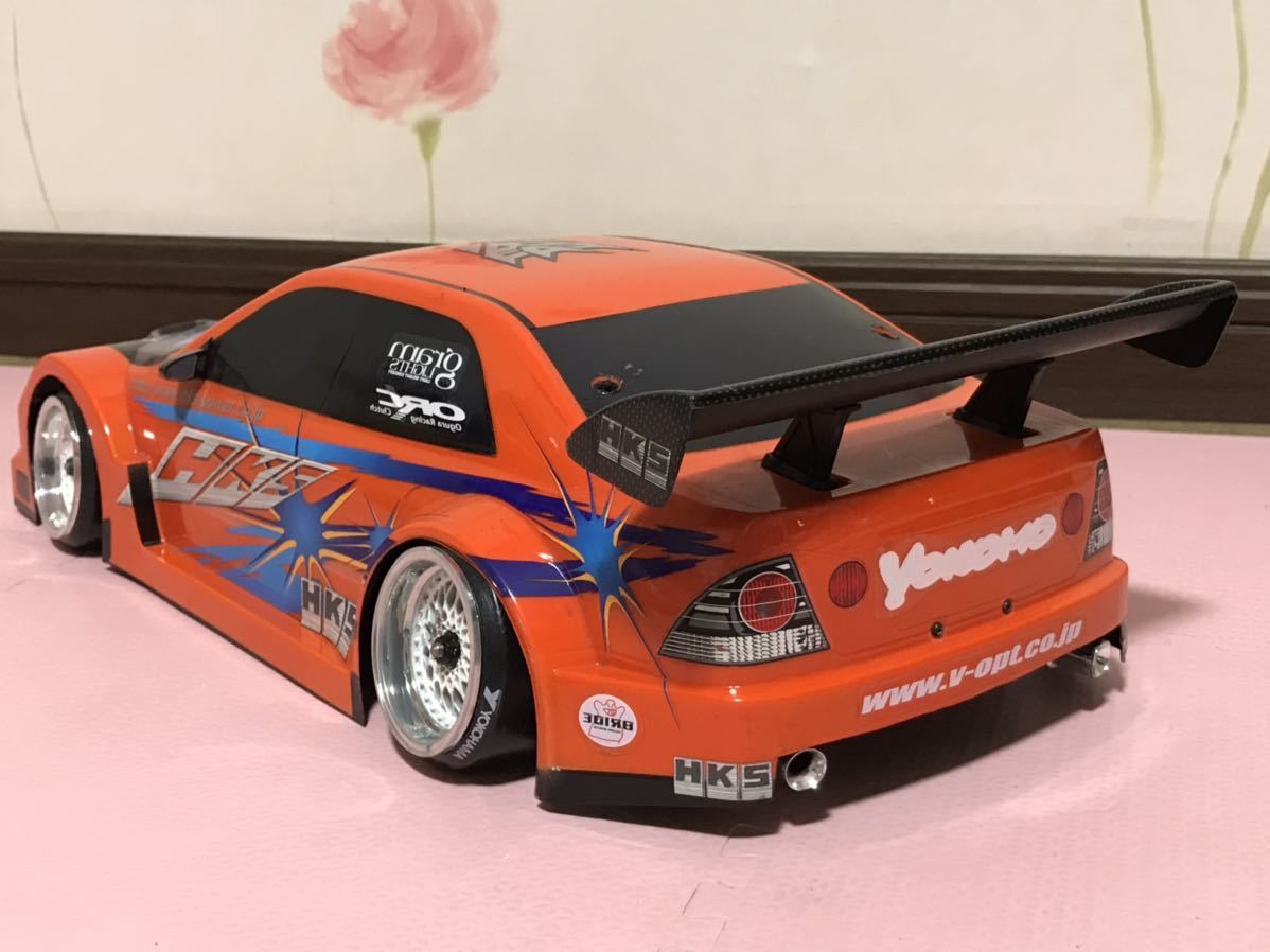 送料無料　1/10 トヨタ　アルテッツァ　レーシングカー　LED付き　ラジコンボディ　タミヤ TAMIYA TOYOTA ALTEZZA RACING CAR