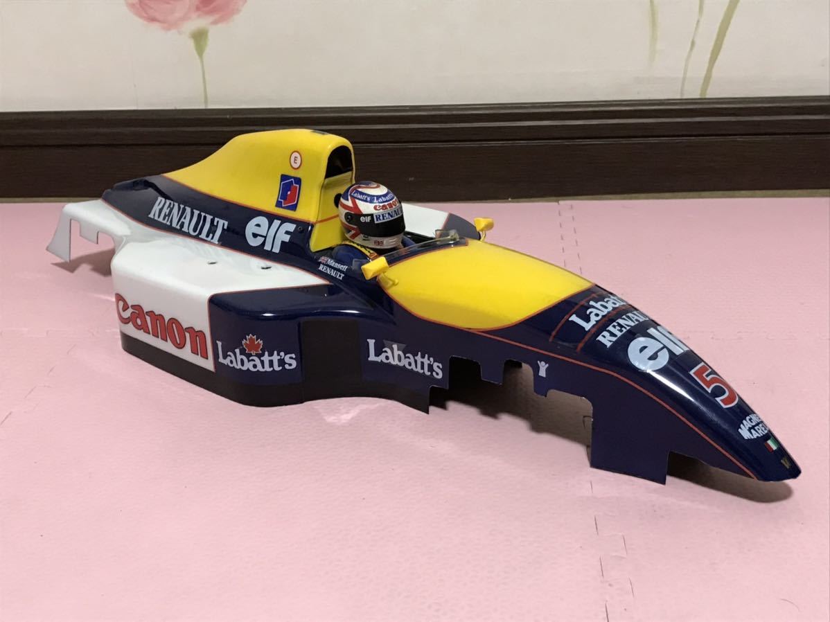 送料無料　1/8 ウィリアムズ ルノー フォーミュラカー　塗装済　未走行　ラジコンボディ　京商 KYOSHO WILLIAMS RENAULT F1 FORMULAR