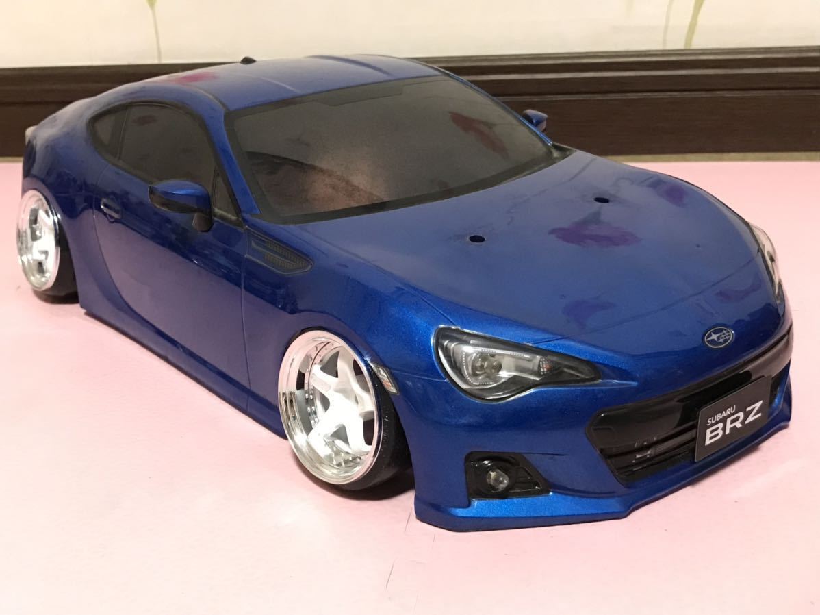 送料無料 1/10 スバル BRZ LED付き ラジコンボディ タミヤ TAMIYA SUBARUの画像1