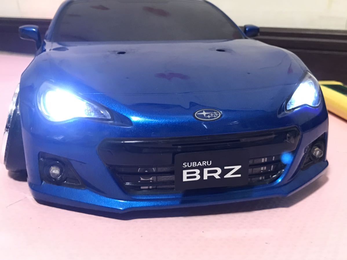 送料無料　1/10 スバル　BRZ LED付き　ラジコンボディ　タミヤ TAMIYA SUBARU