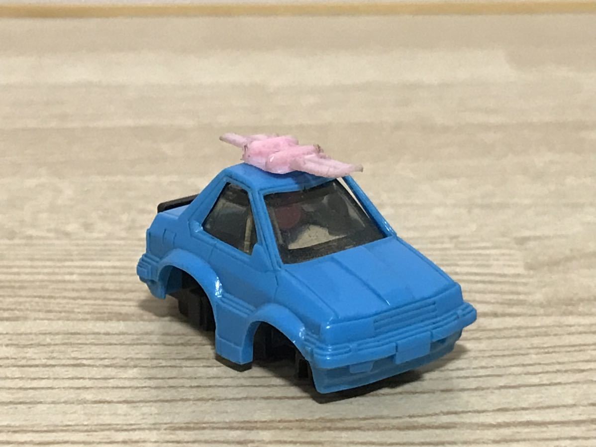 送料無料　すえっ子チョロQ 日産 スカイライン RS ターボ ボディ シャーシ ジャンク ミニカー タカラ TAKARA SKYLINE TURBO 旧車 当時物_画像1