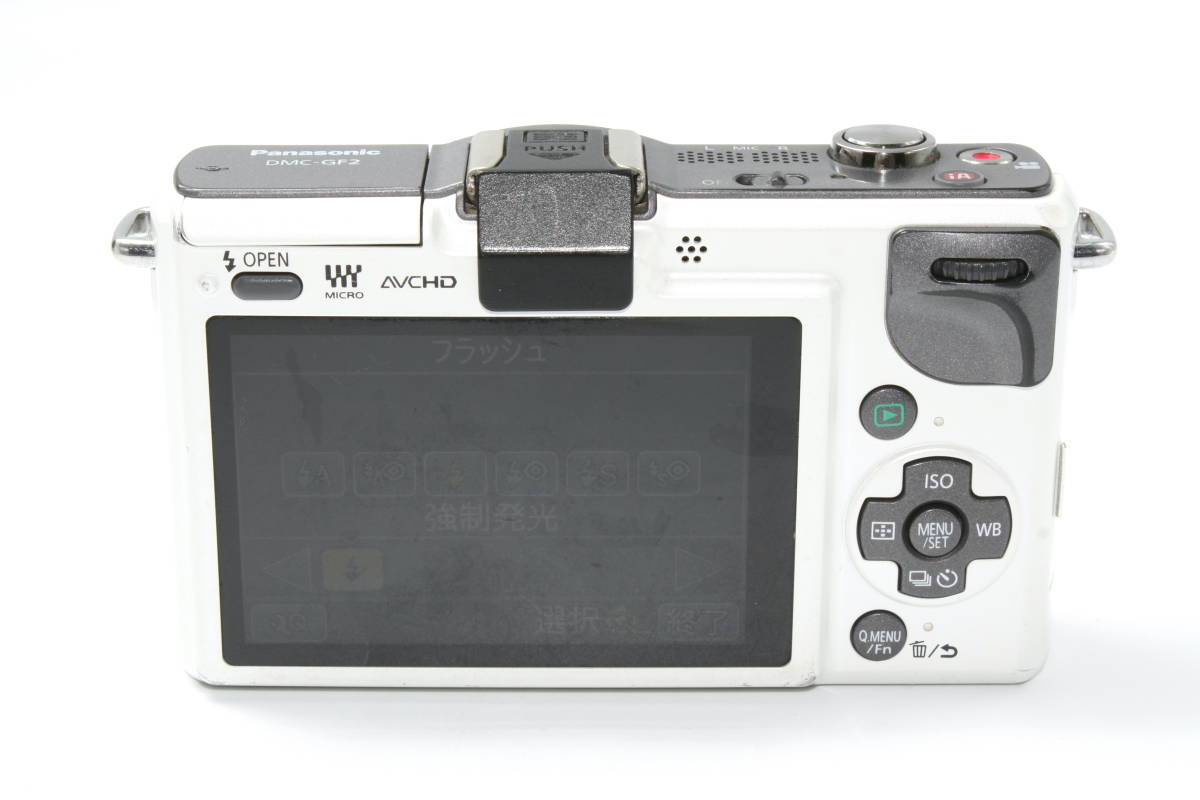 ★完動品★ Panasonic パナソニック LUMIX DMC-GF2 ボディ シェルホワイト ミラーレス一眼カメラ #629_画像6