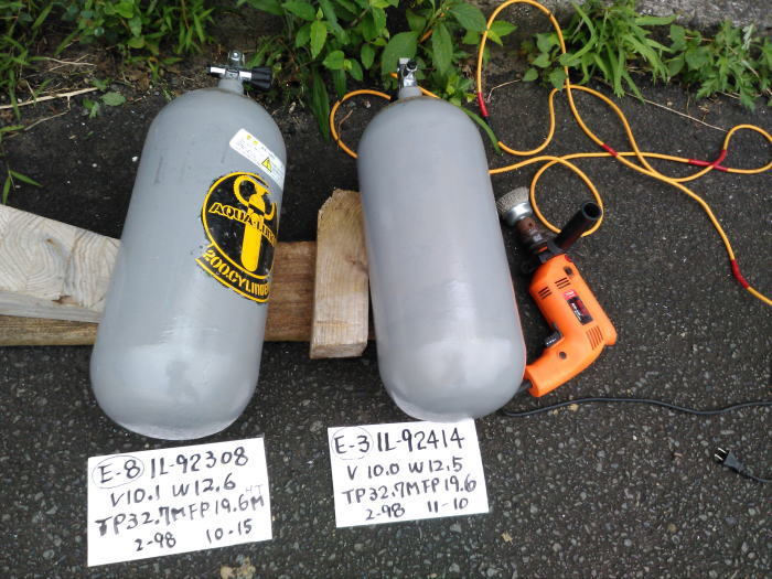 スキューバダイビング用 10L タンク ボンベ -日本アクアラング社 スキューバダイビング用 10L タンク ボンベ -日本アクアラング社