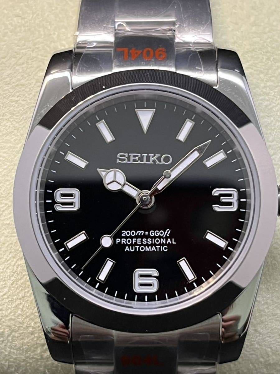 SEIKO MOD エクスプローラーⅠ 36mm オマージュ NH35 自動巻 機械式