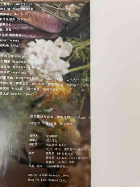 吉岡里帆直筆サイン入り写真集初版里帆採取-日本代購代Bid第一推介