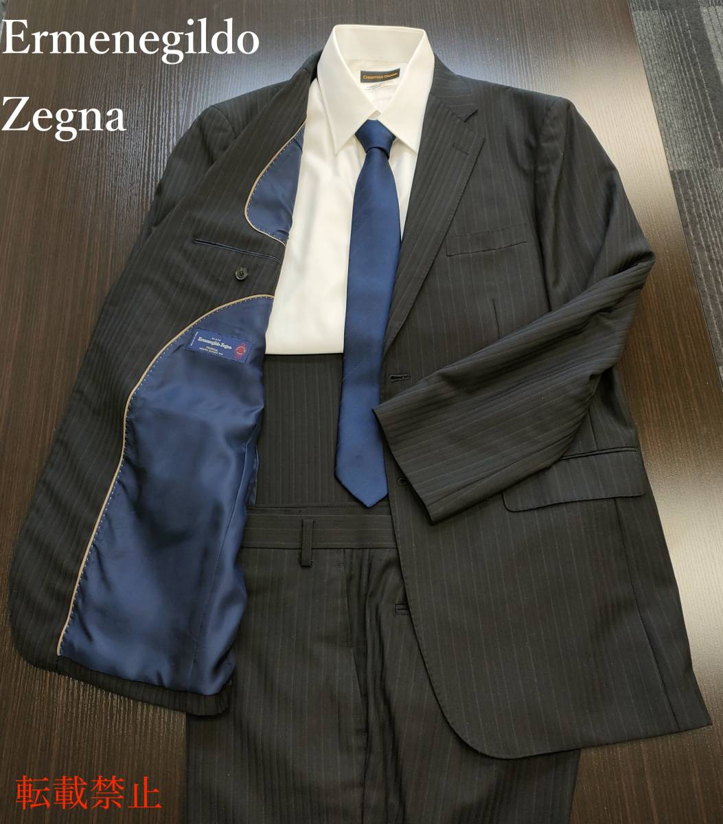 現品限り一斉値下げ！ Ermenegildo Zegna ネイビー スーツ メンズ