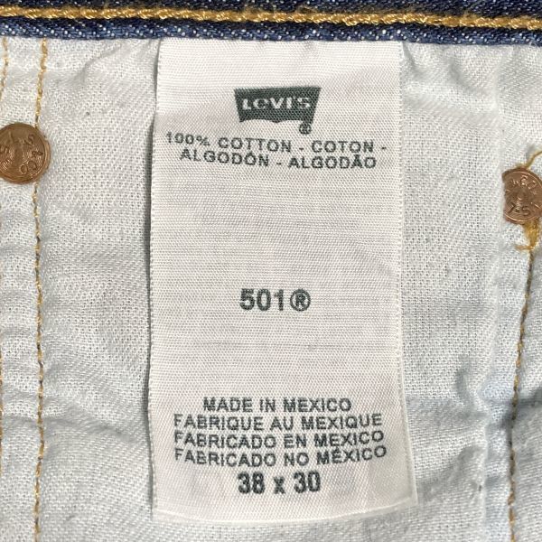 ■リーバイス／Levi’s ■501 USA企画 メキシコ製 ジーンズ／デニムパンツ メンズ 大きいサイズ 38 2012年製_画像6