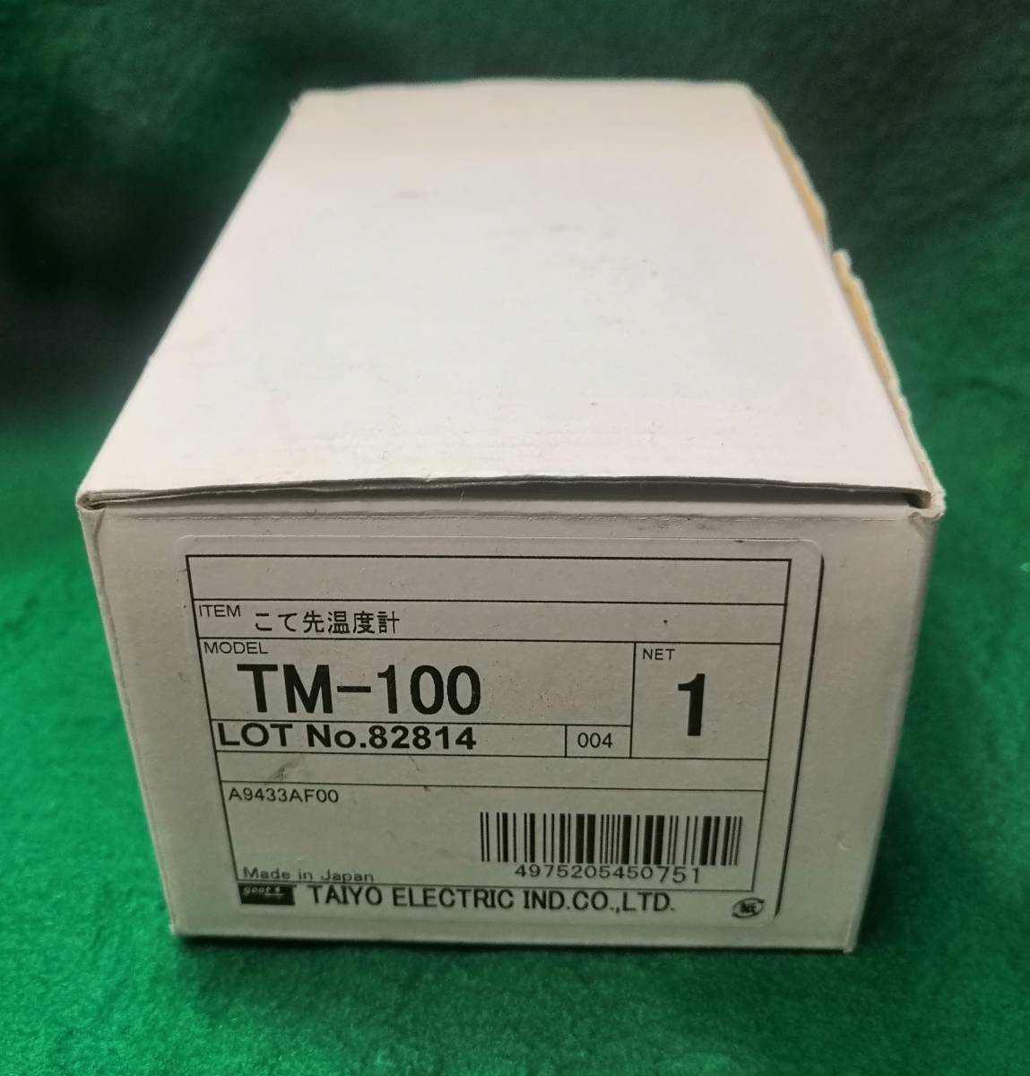 goot太洋電機産業製はんだこて先温度計TM-100こて先の温度計る測定器です送料全国一律レターパックプラス５２０円