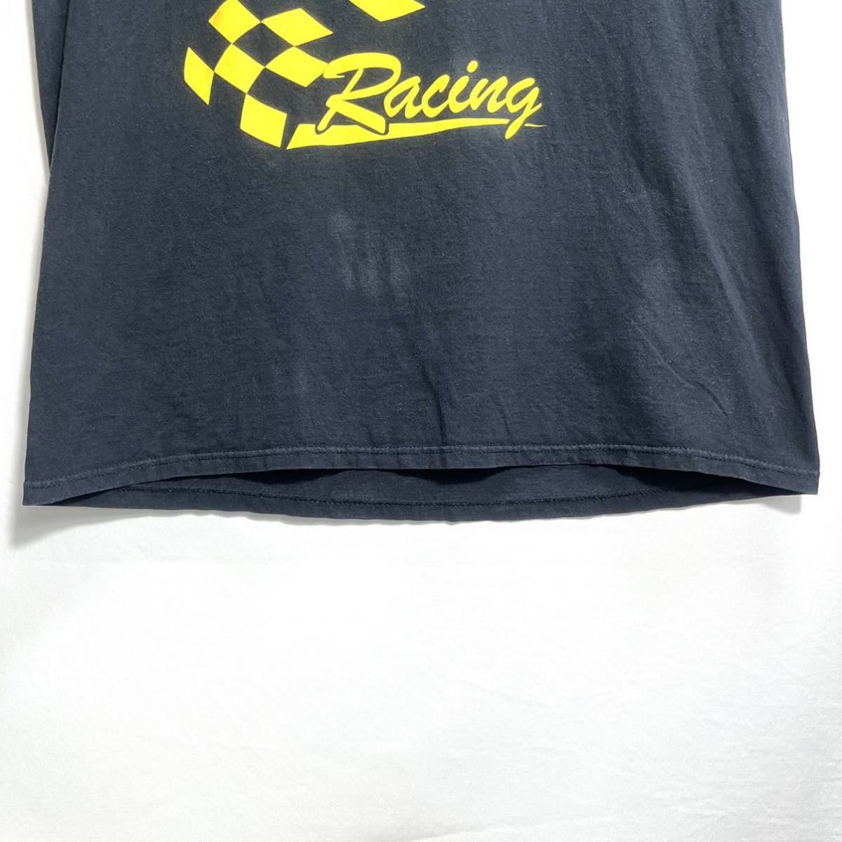■ 90s 00s ビンテージ WINNER'S CIRCLE NASCAR ナスカー UPS #88 Dale Jarrett レーシング プリント Tシャツ XL 黒 Racing 企業系 ■_画像4