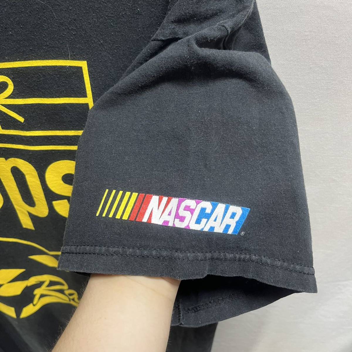 ■ 90s 00s ビンテージ WINNER'S CIRCLE NASCAR ナスカー UPS #88 Dale Jarrett レーシング プリント Tシャツ XL 黒 Racing 企業系 ■_画像3