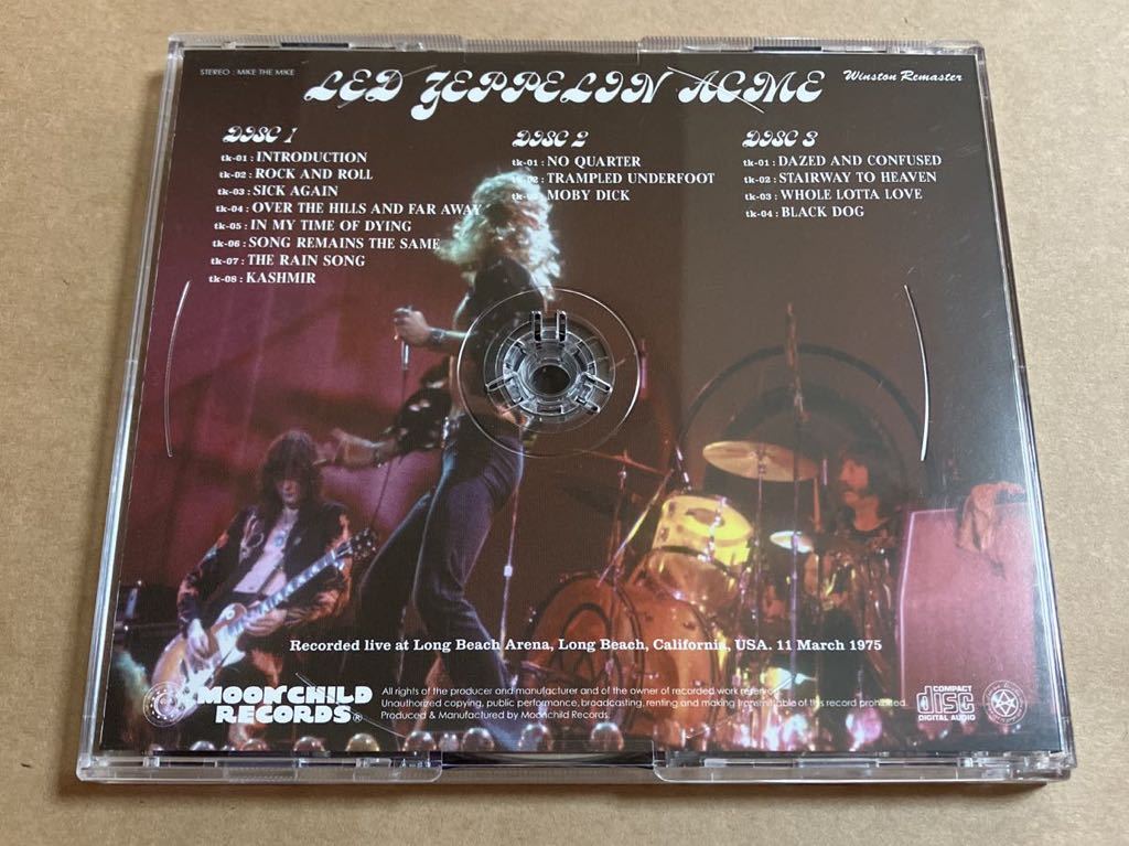 CD LED ZEPPELIN / ACME 3CD MOONCHILD RECORDS | www.qmsbrasil.com.br