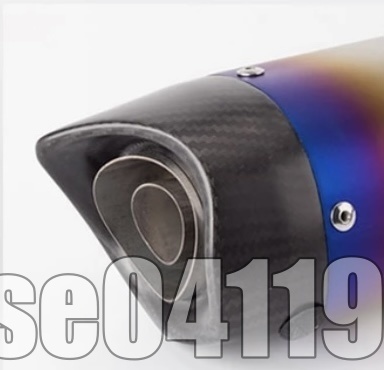 特選◎【フルカーボン製】【50.8mm】全長320ｍｍ カーボンマフラー スリップオン 汎用サイレンサー KTM BMW DUCATIの画像8