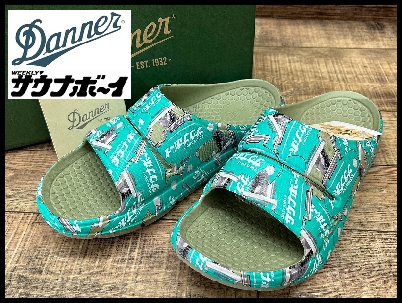 送無 新品 希少 Danner ダナー × サウナボーイ 21ss D823001 ミズグモ スライド LOCKER KEY 高機能 軽量 リラックス サンダル 26.0 ①