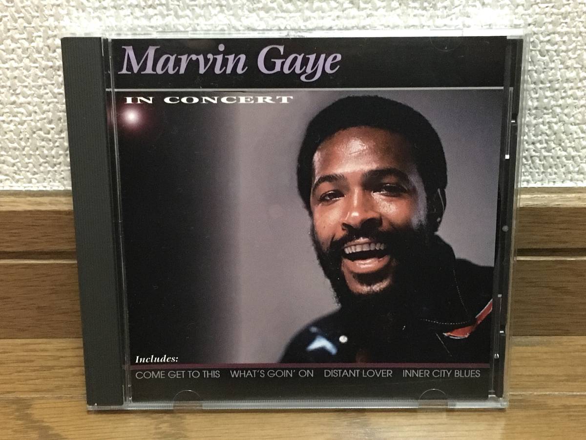 Marvin Gaye / In Concert ライブ音源収録 名曲多数収録 傑作 輸入盤(US盤 品番:CLASSIC-7530) 廃盤CD What's Going On / Let's Get It Onの画像1