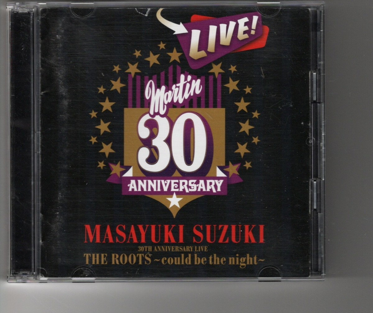 2CDアルバム！鈴木雅之「MASAYUKI SUZUKI 30TH ANNIVERSARY LIVE THE ROOTS~could be the night」