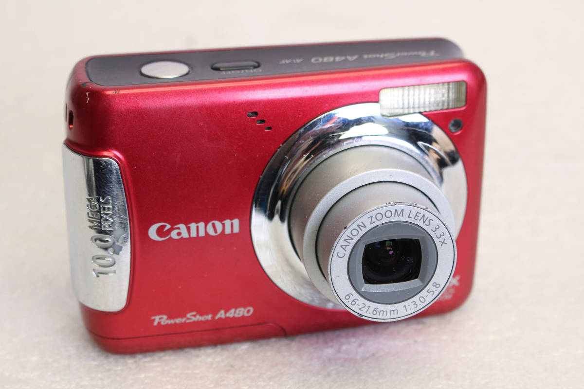 送料520円。中古。キャノン Canon Powershot A480 1000万画素 管理B22の画像1