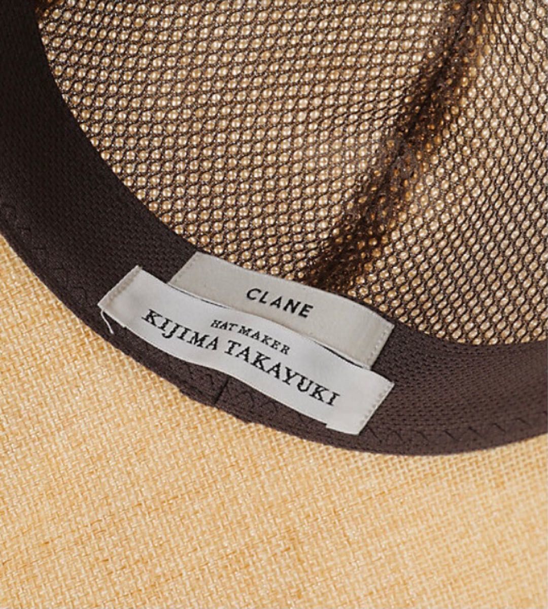 KIJIMA TAKAYUKI × CLANE WIDE BRIM PAPER HAT キジマ クラネ ハット 麦わら 帽子