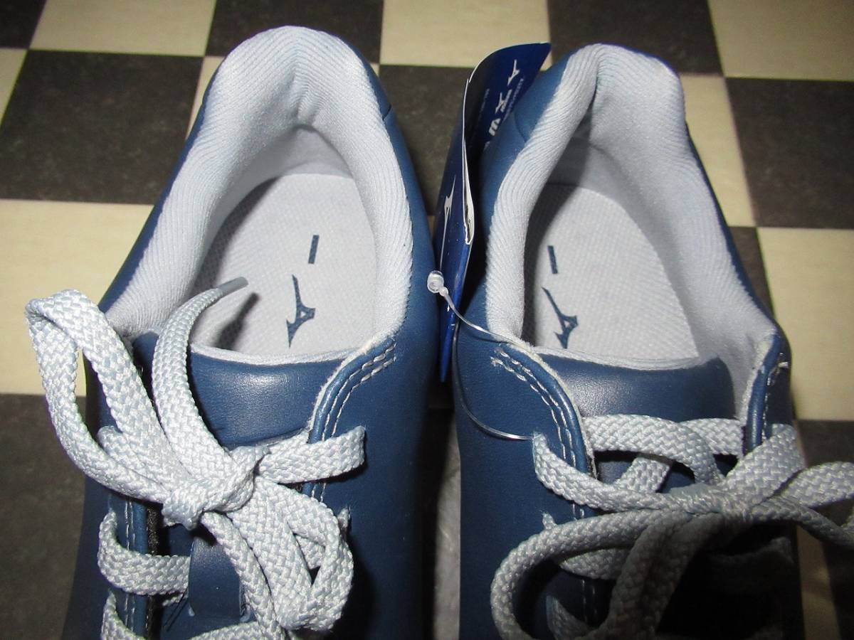 * Mizuno * new goods LD40 CT walking shoes lady's 23.5EEE natural leather blue 