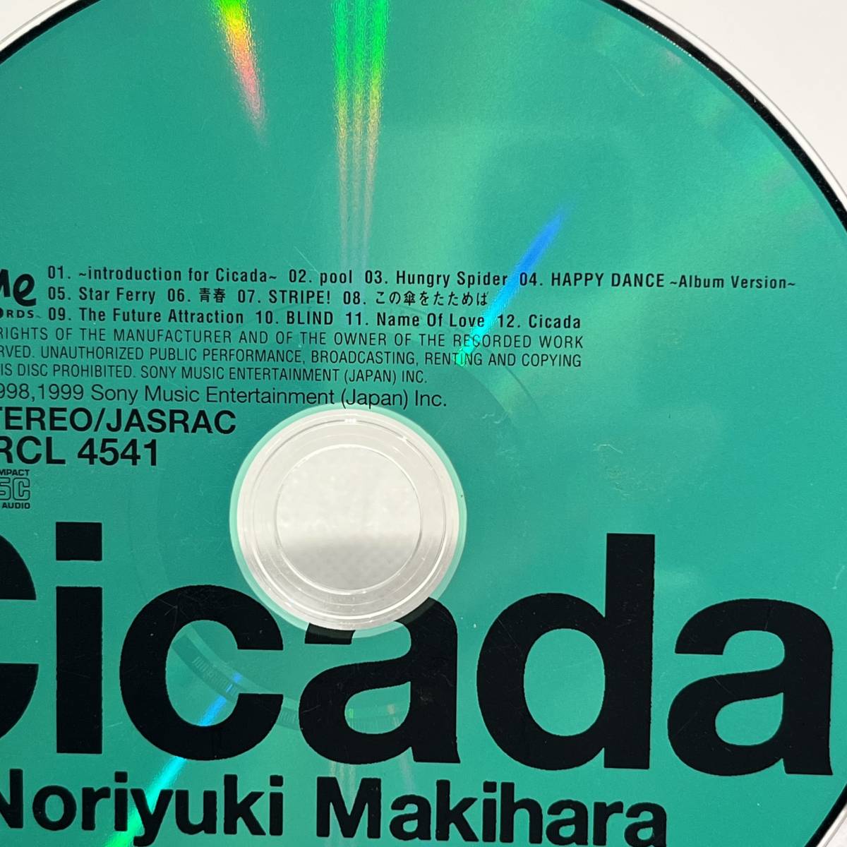 槇原敬之/Cicada　CDのみ_画像2