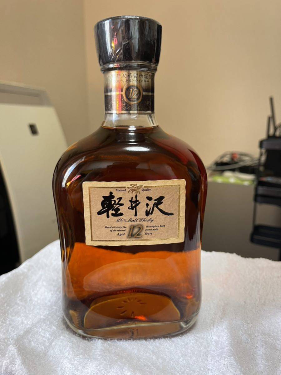 未開栓 軽井沢貯蔵12年 100% モルトウィスキー メルシャン古酒 モルト