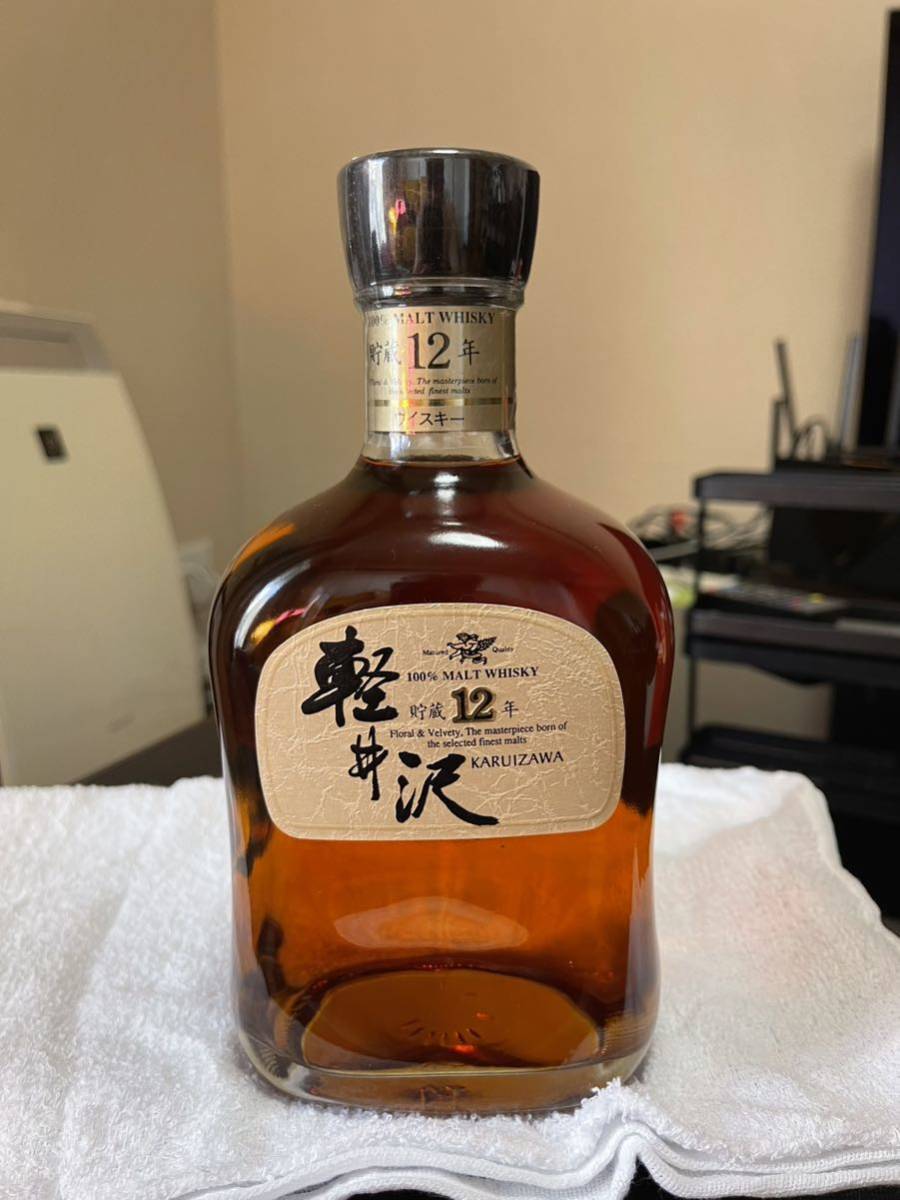 未開栓 軽井沢貯蔵12年 100% モルトウィスキー メルシャン古酒 モルト
