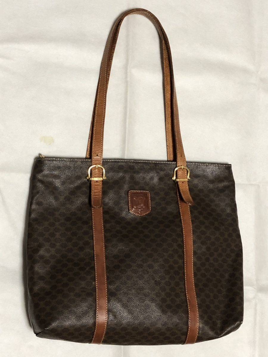 値下げ】 6436 送料無料 トートバッグ マカダム柄 セリーヌ CELINE