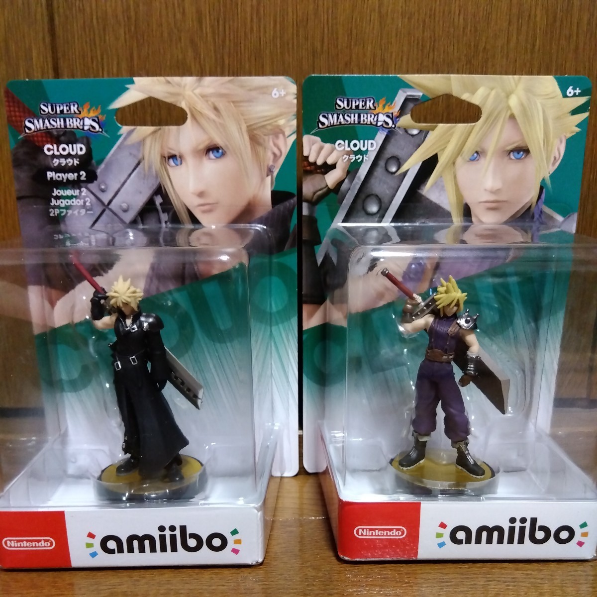 新品未開封 アミーボ クラウド 大乱闘スマッシュブラザーズ 1P 2P amiibo_画像1