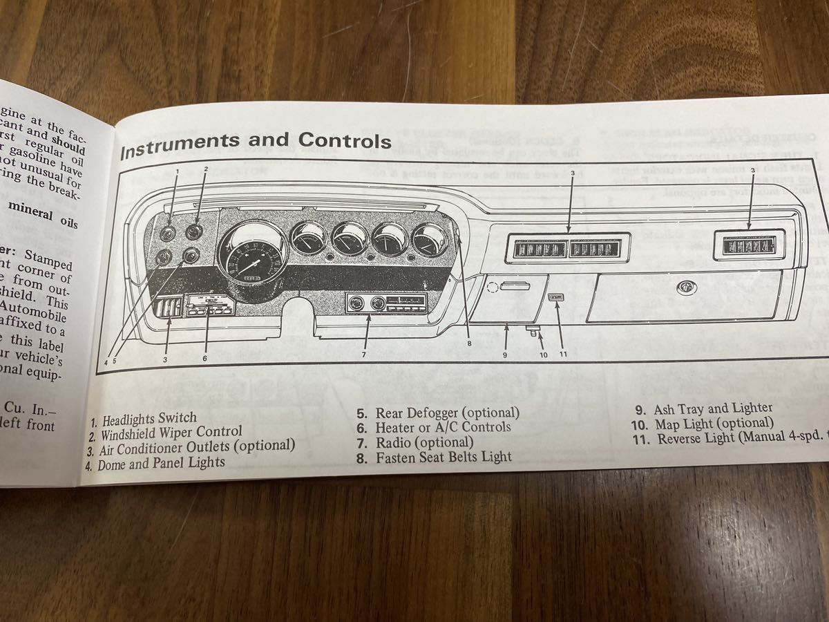 1973 DODGE Dodge Challenger owner's manual book@ country britain character! in-vehicle! 220x105 new goods unused goods 