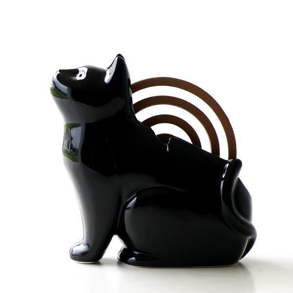  mosquito repellent incense stick holder stylish ceramics mosquito repellent incense stick inserting black cat mosquito .. mosquito .. mosquito .. vessel mosquito . vessel lovely Japanese style ceramics. mosquito .. black cat Silhouette 