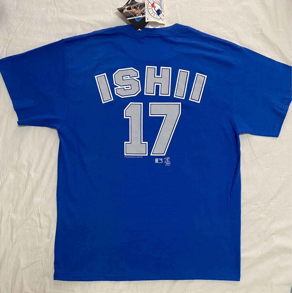 未使用品 ロサンゼルス・ドジャース 石井一久 元選手 Tシャツ US 未使用品 ロサンゼルス・ドジャース 石井一久 元選手 Tシャツ US