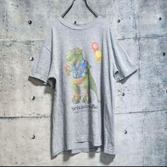 ユニバーサル・スタジオ・ハリウッド トゥリサウルスレックス プリント古着Tシャツ USH